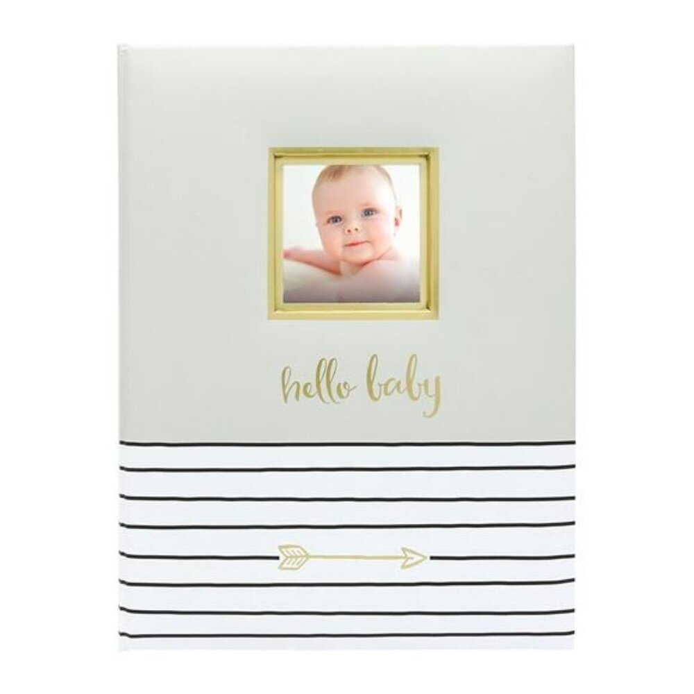 Hello Baby First 5 Years Memory Book, Gender-Neutral Baby Keepsake for Expectant